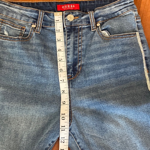 Guess Rhinestone Denim Preppy Jeans Sz 29 LIKE NEW - Picture 13 of 17